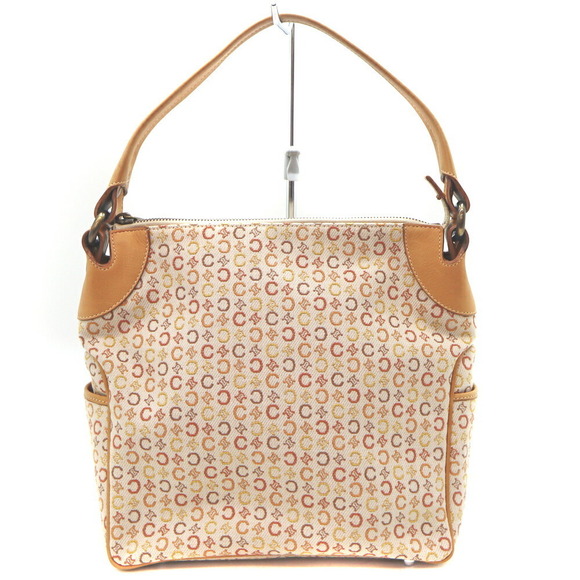Celine Handbags - Celine One Shoulder Hobo Bag Canvas Leather White
